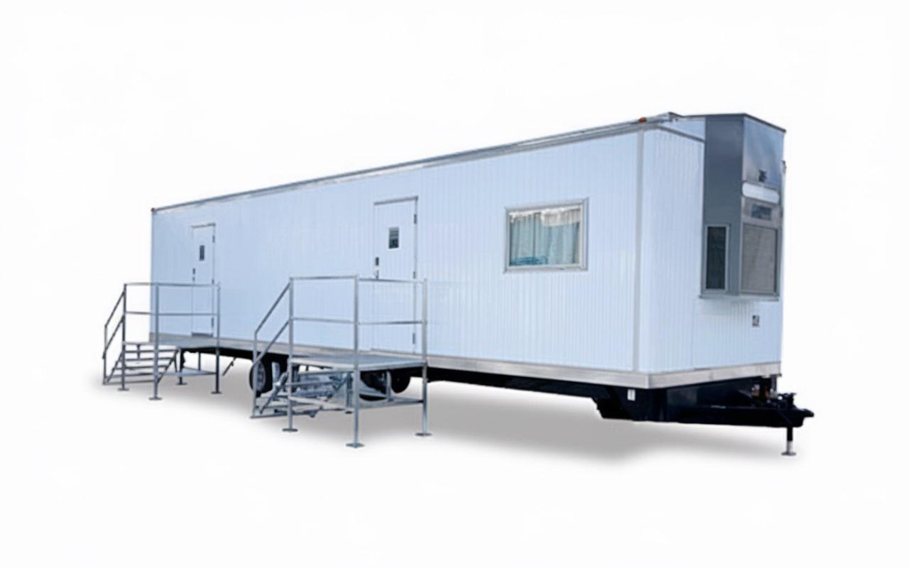 office trailers come in various sizes and layouts, providing options for different business needs